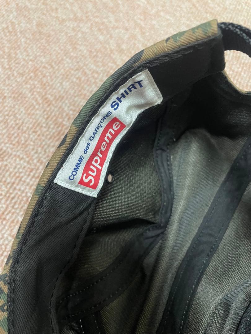 Supreme ×コムデギャルソン キャップ