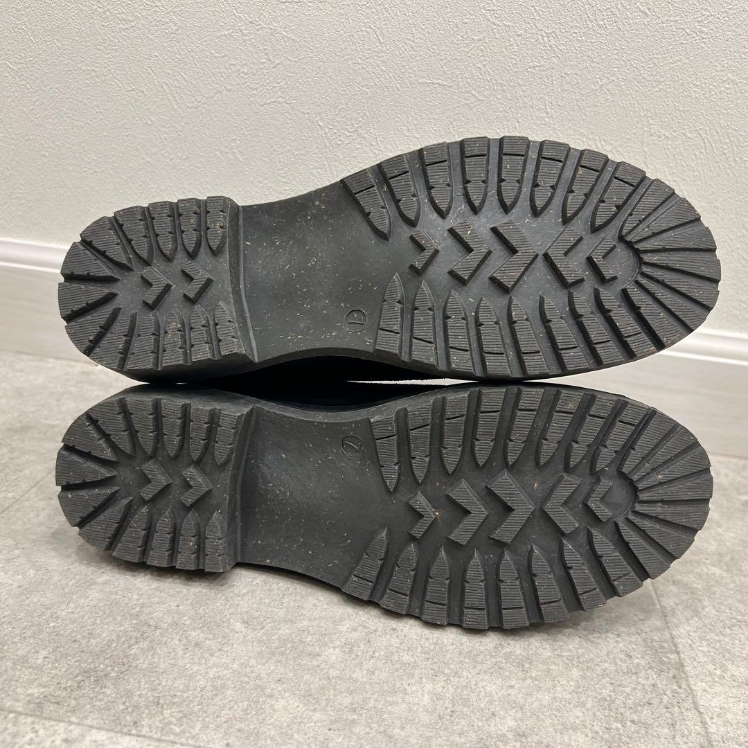 ミネトンカ MINNETONKA 本革 撥水加工 サイドゴアブーツ 黒 24