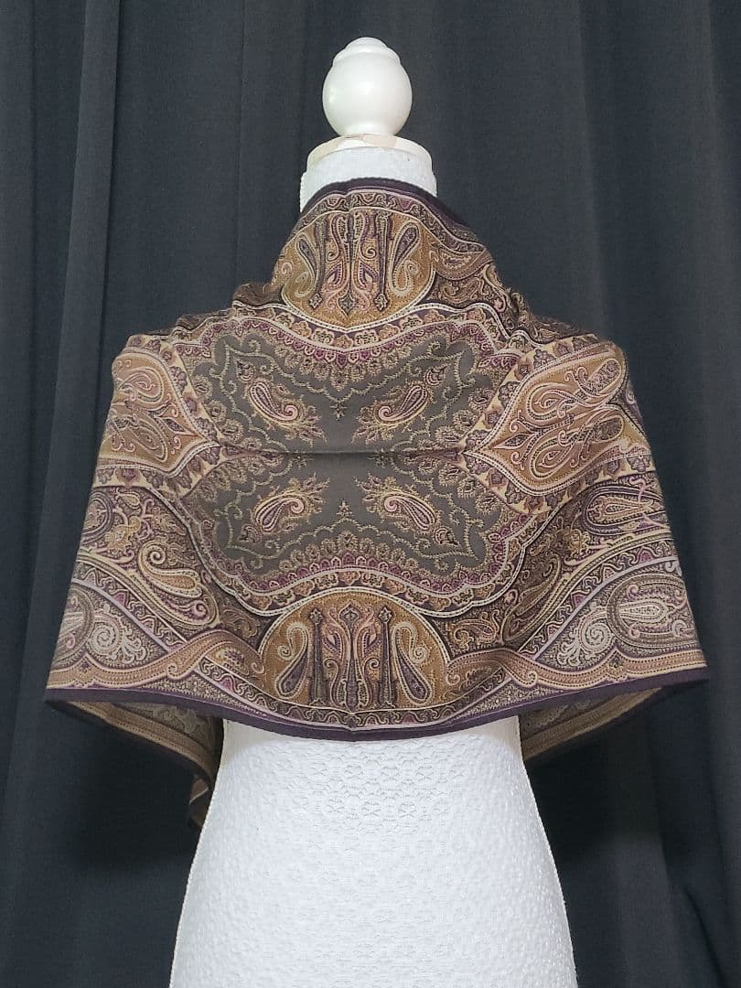 値下げ♪ETRO エトロ ペイズリー柄 シルク混 ストール