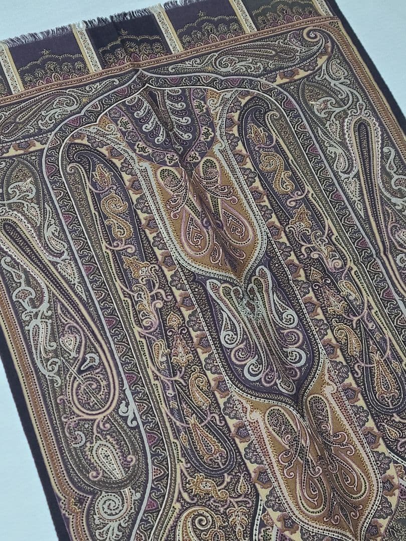 値下げ♪ETRO エトロ ペイズリー柄 シルク混 ストール