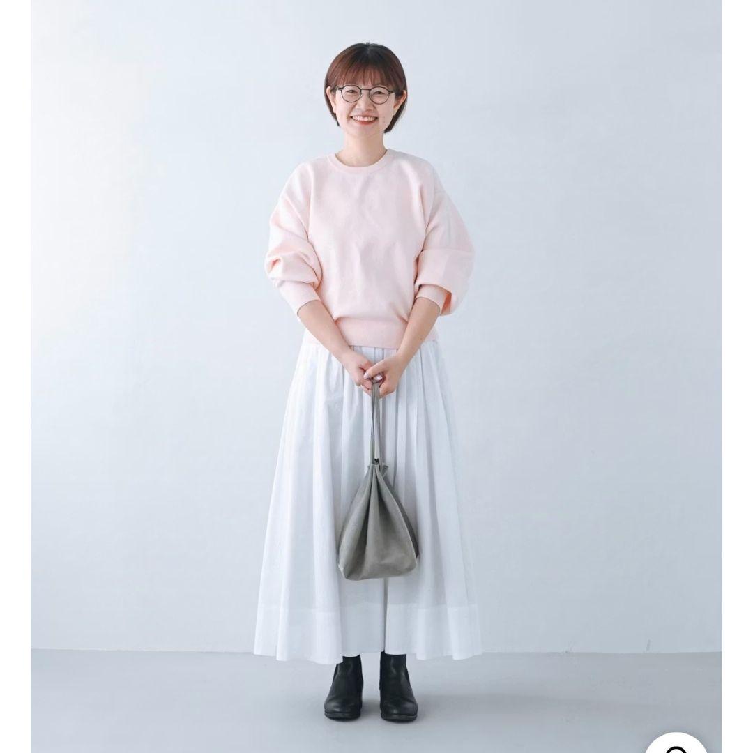 北欧、暮らしの道具店　大人　白スカート　kurashi trips　クラシコム