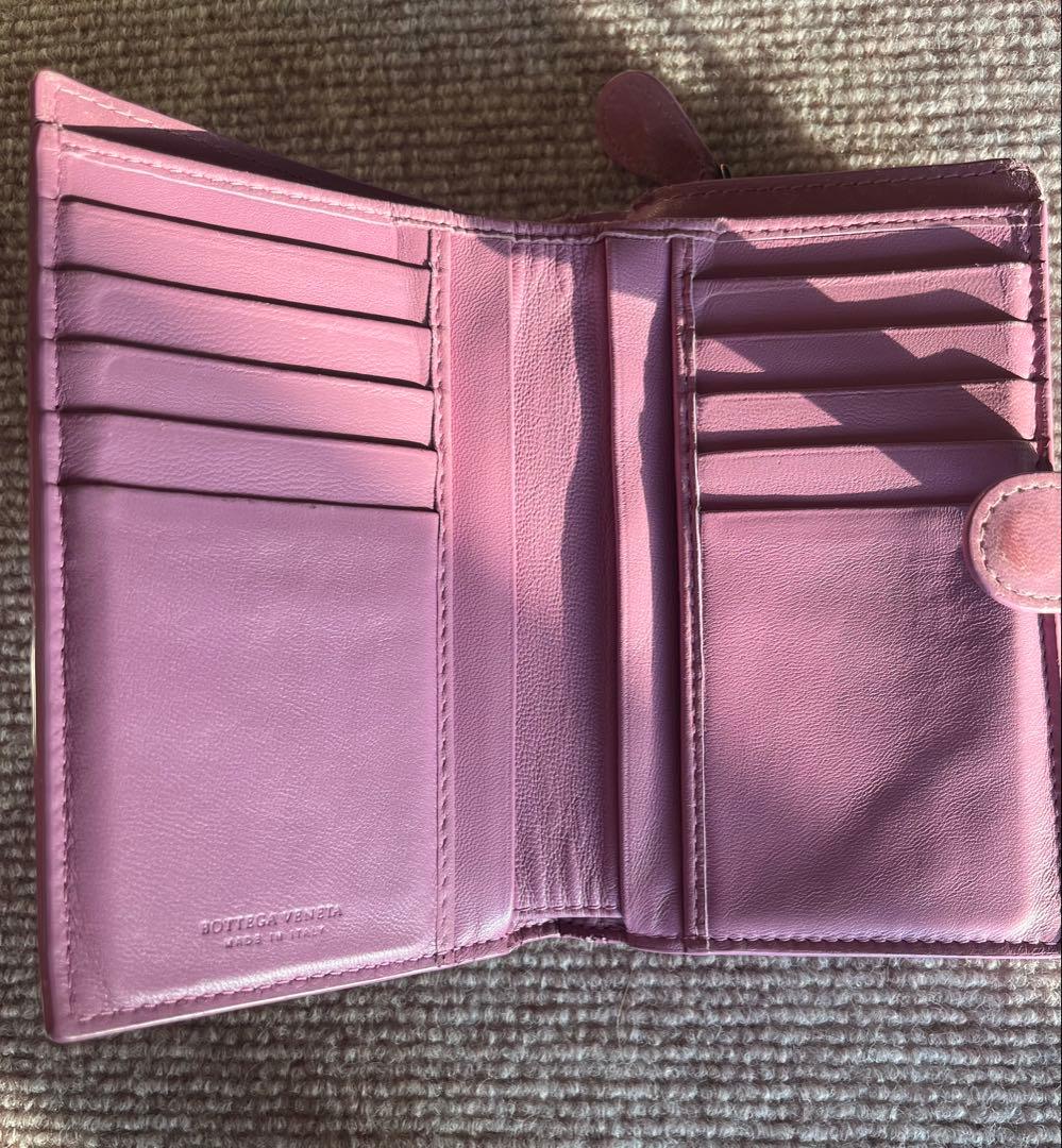 【美品】Bottega Veneta イントレチャート　purplepink