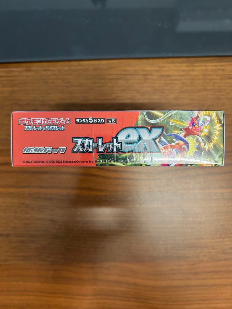 ポケモンカード　スカーレットex BOX シュリンク付き
