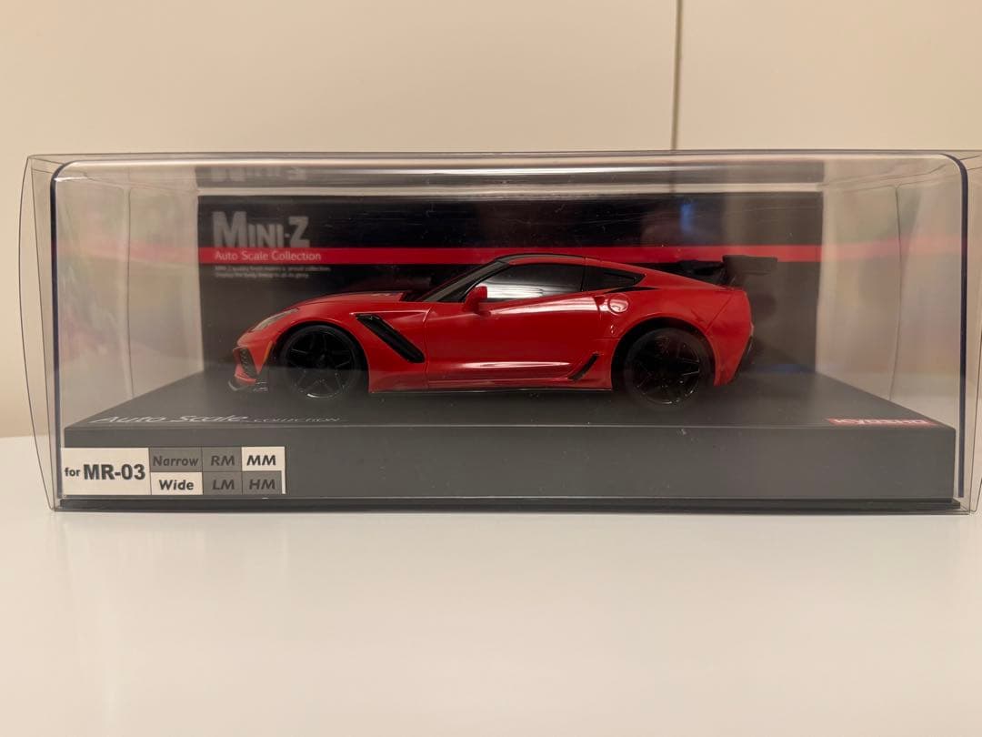 京商 ミニッツ シボレー コルベットZR1 トーチレッド ASCボディ