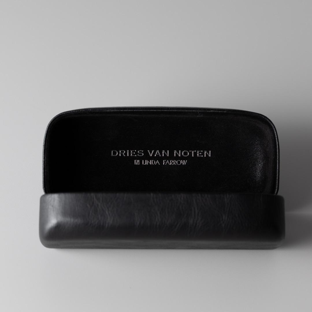 小物 DRIES VAN NOTEN ROUND SUNGLASSES Black