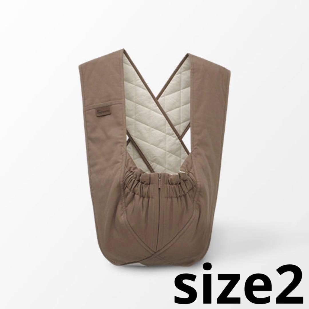 airrico エアリコプレミアム抱っこ紐 グレイッシュブラウン size 2