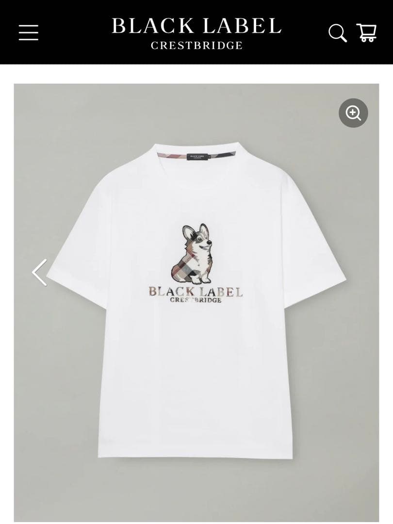 定価以下BLACK LABEL CRESTBRIDGE ハブラシコーギーTシャツ