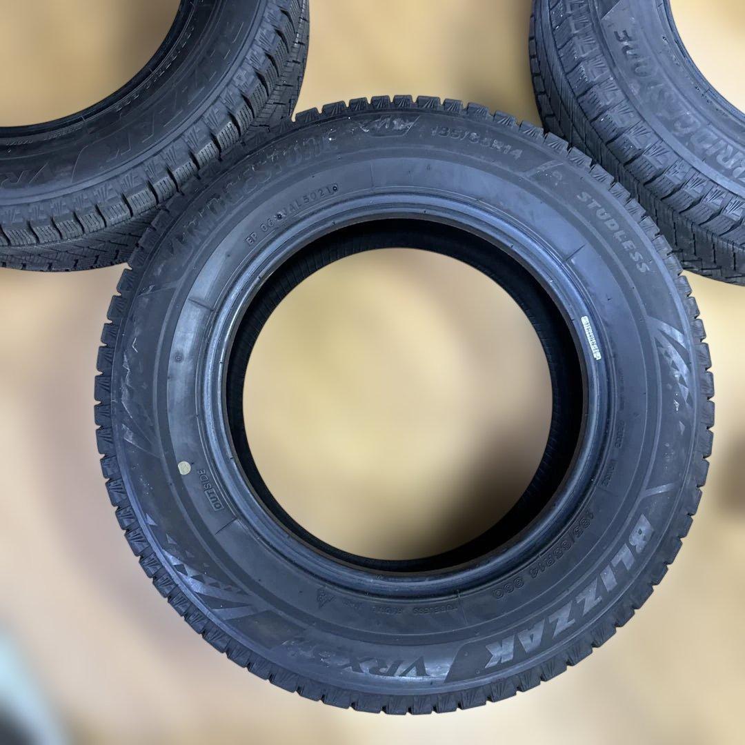 ブリヂストン　185/65R14 冬用タイヤ　2021年　4本(1-52)