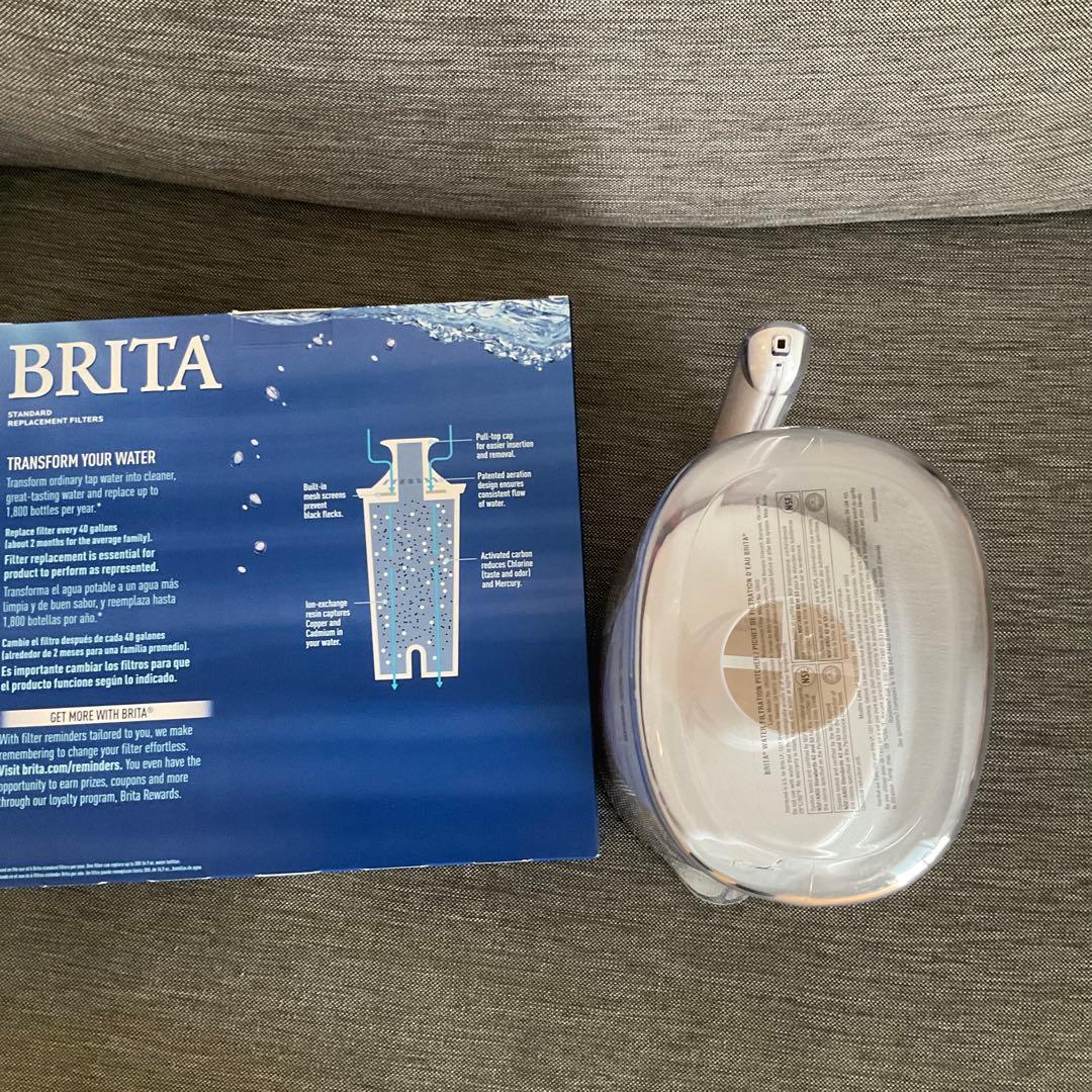 BRITA ポット型浄水器 + フィルター10個