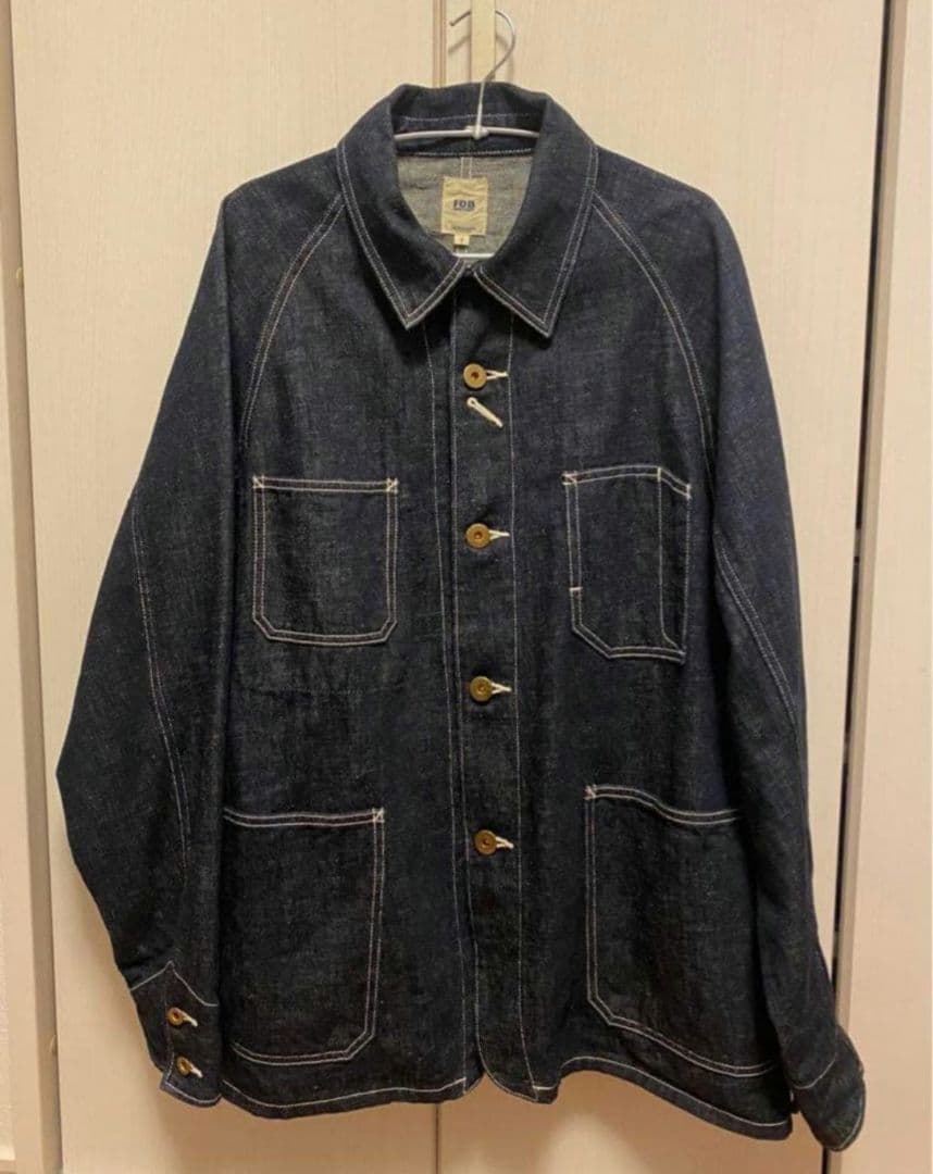 ジャケット・アウター FOB FACTORY HEMP DENI M COVER ALL