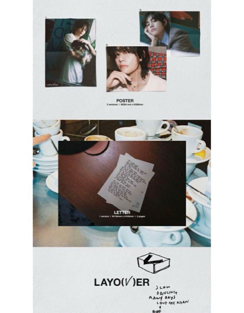 BTS V 1st ソロアルバム【Layover】3種+1種(4ver.セット)