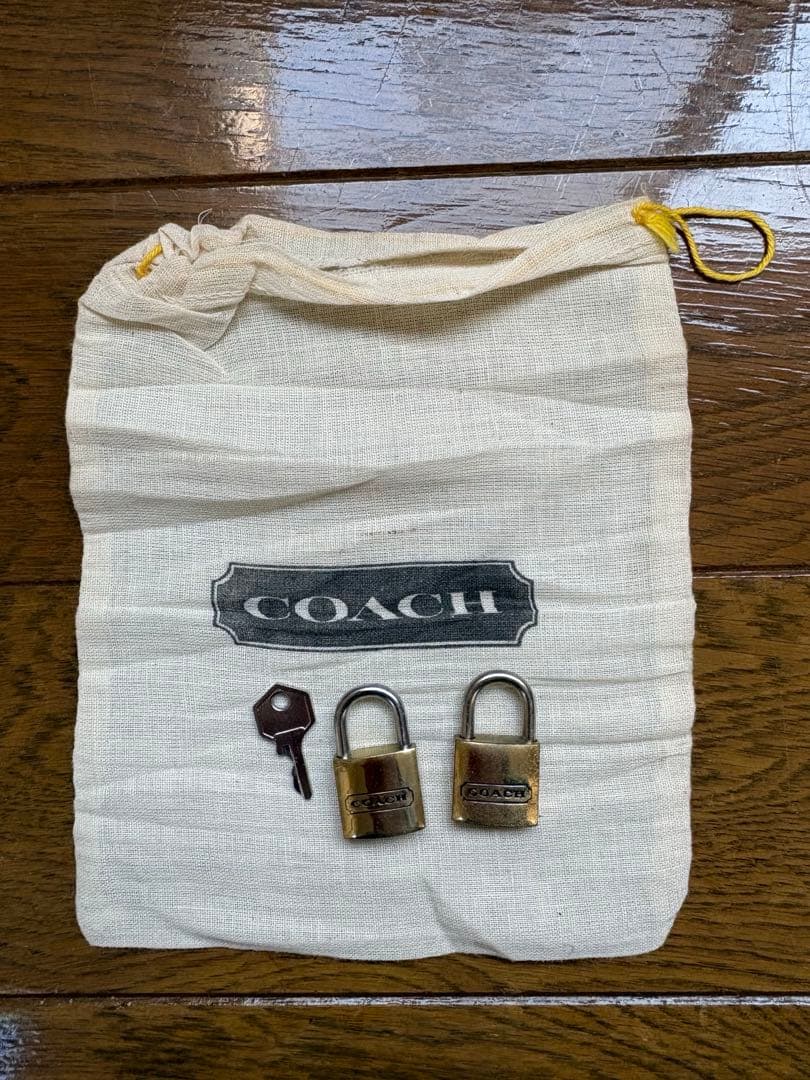 COACH 大容量ボストンバッグ ブラック　付属品付　 B6G-502L