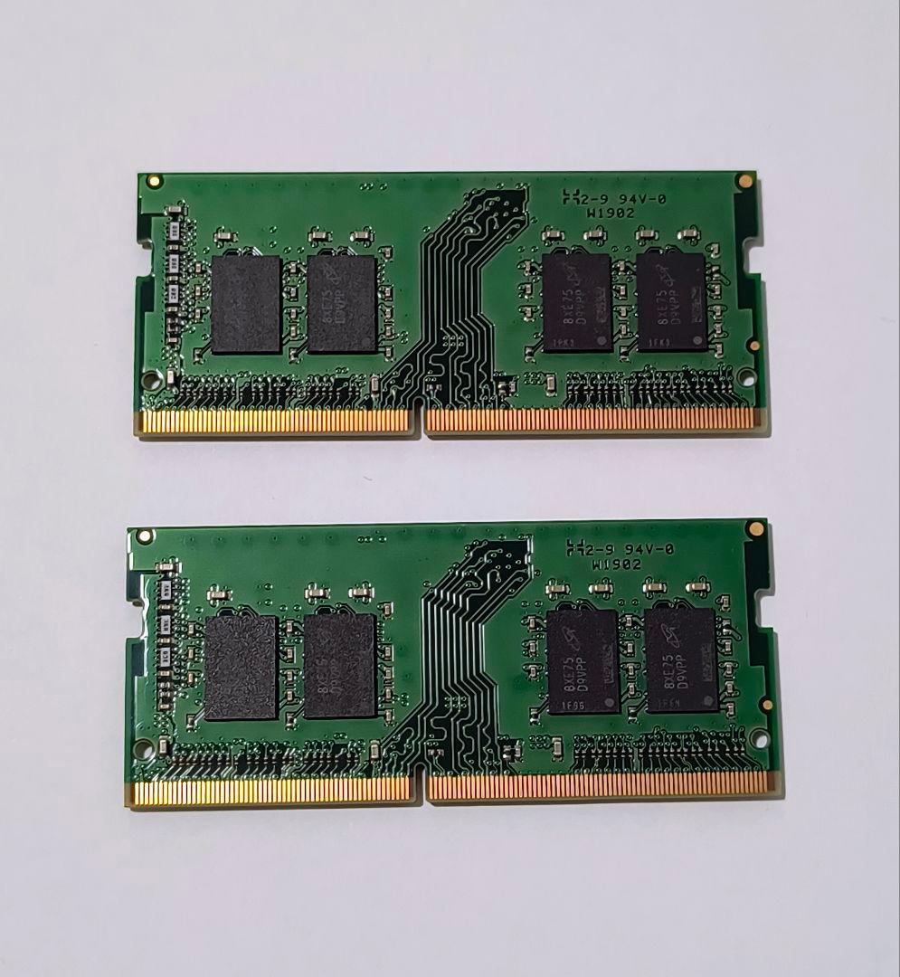 Kingston DDR4 2666 16GB（8GB×2）ノートPC用