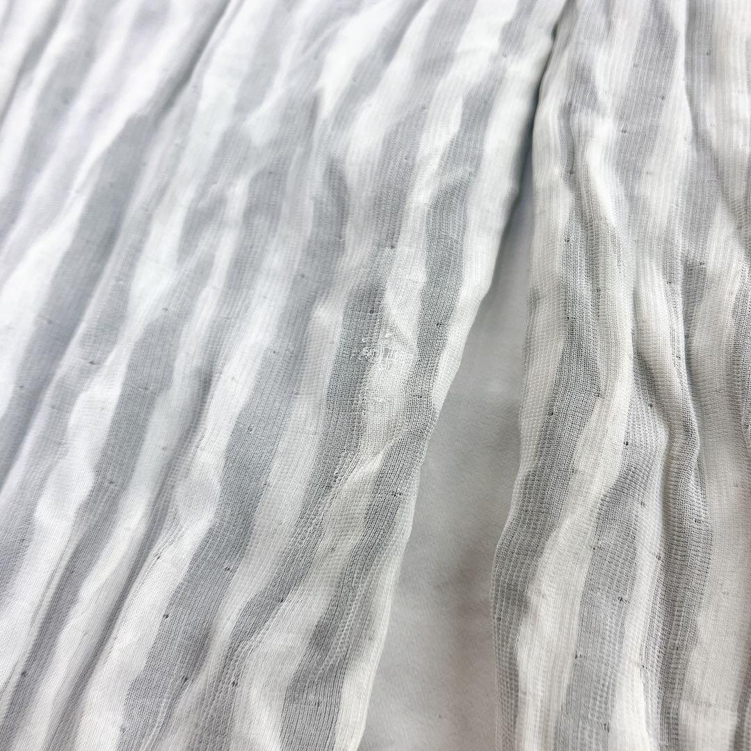 希少✨ISSEY MIYAKE シアー ファスナー ジップ パンツ ストライプ