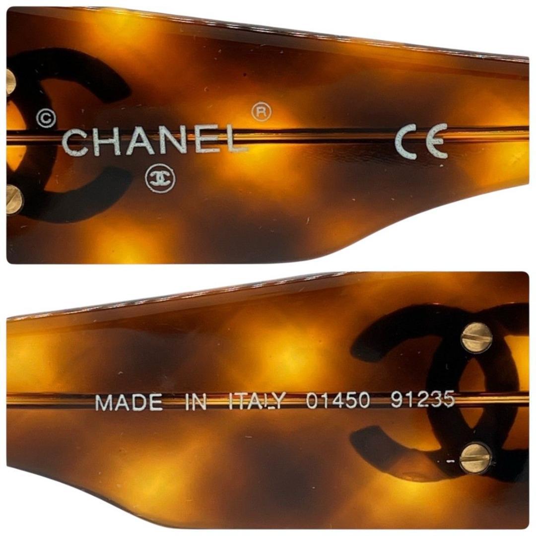 CHANEL シャネル サングラス アイウェア ココマーク べっ甲柄　マダラ模様