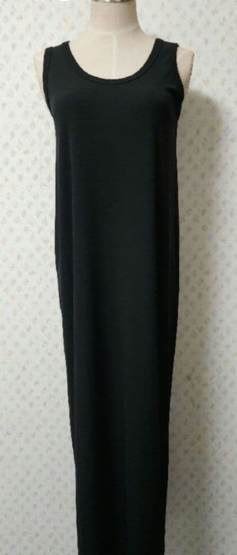 セール　翌日発送　今季新品　Plage リブタンクワンピース 　ブラック　38
