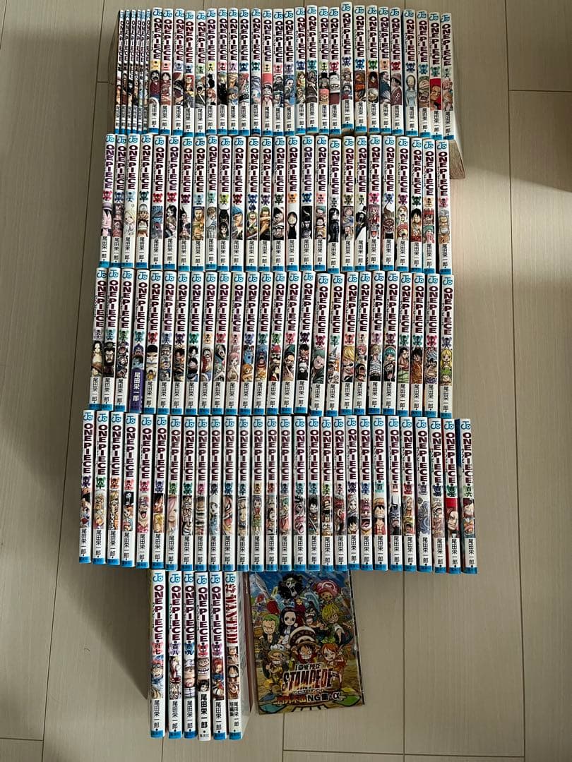 【全巻初版】ONE PIECE 1巻~109巻全初版セット＋ウォンテッド＋オマケ