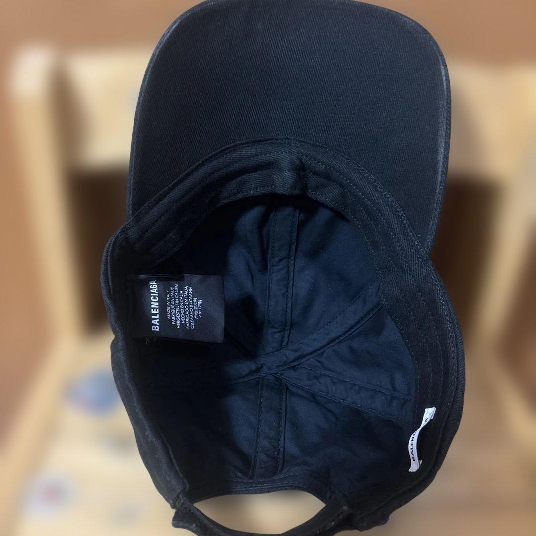 BALENCIAGA WFPロゴ ブラックキャップ