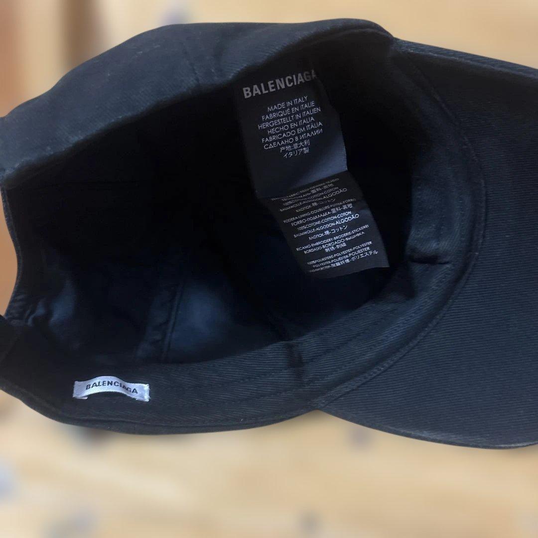 BALENCIAGA WFPロゴ ブラックキャップ