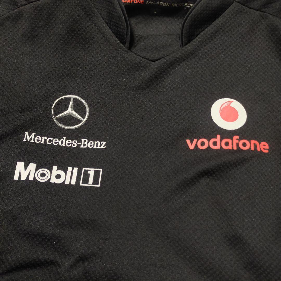 F1 Vodafone McLaren Mercedes Tシャツ Lサイズ