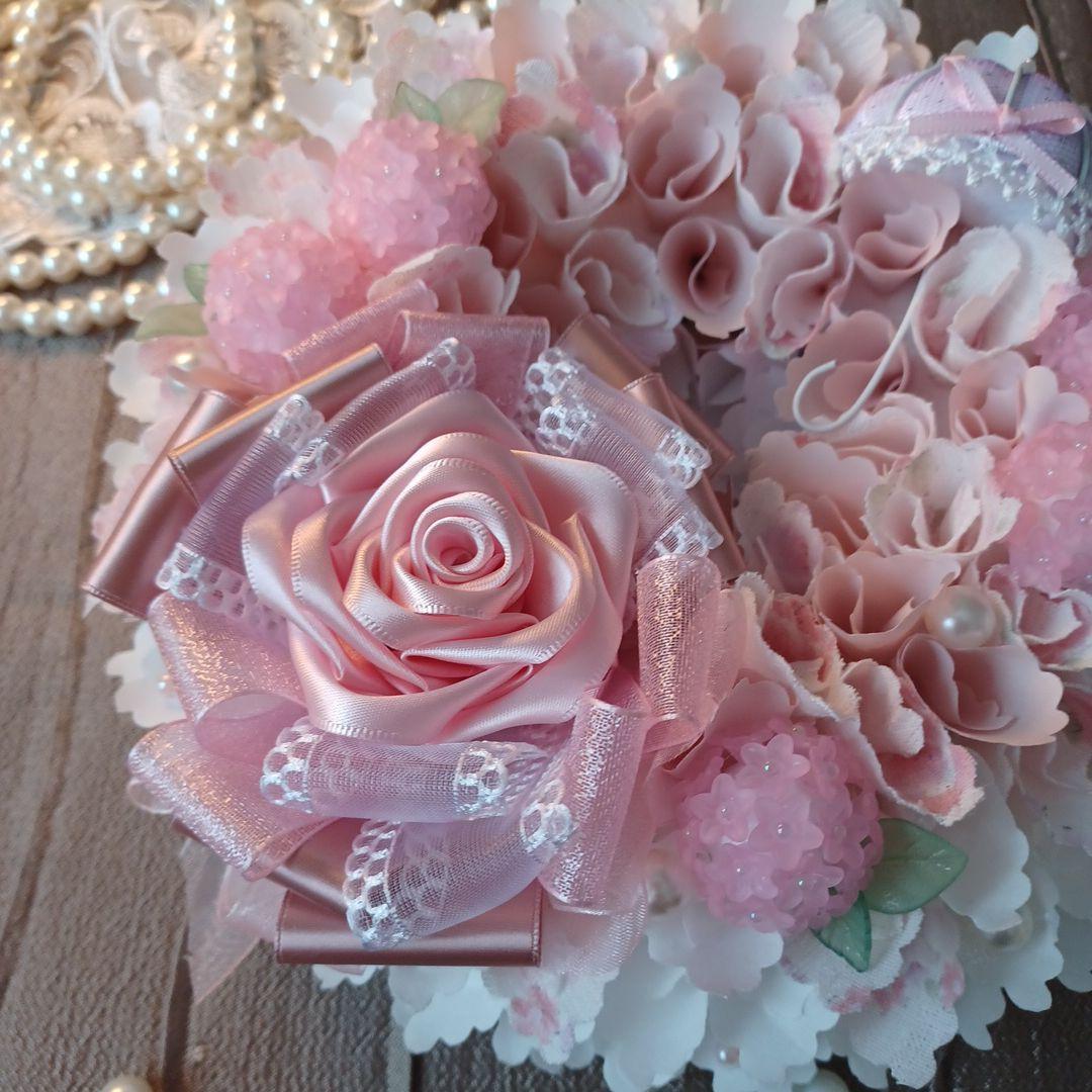 ＊588.589.590＊~＊ミッケ＊~布リース　紫陽花リース