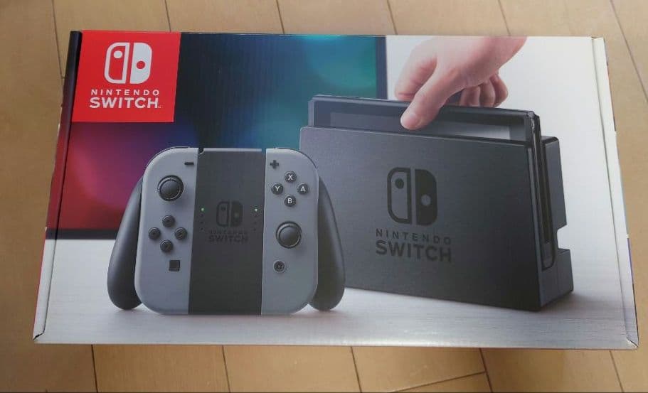 Nintendo Switch 本体【グレー】 + 箱.付属品完備