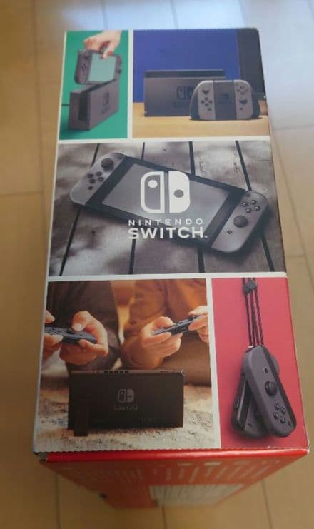 Nintendo Switch 本体【グレー】 + 箱.付属品完備