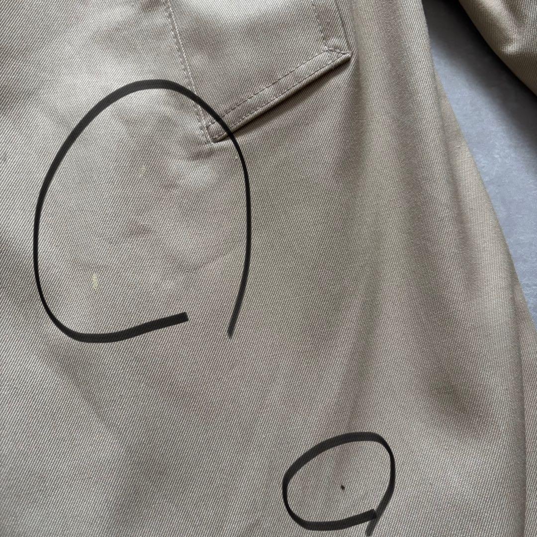 極上　80s Burberry バーバリー　トレンチコート　ベージュ　3点完品