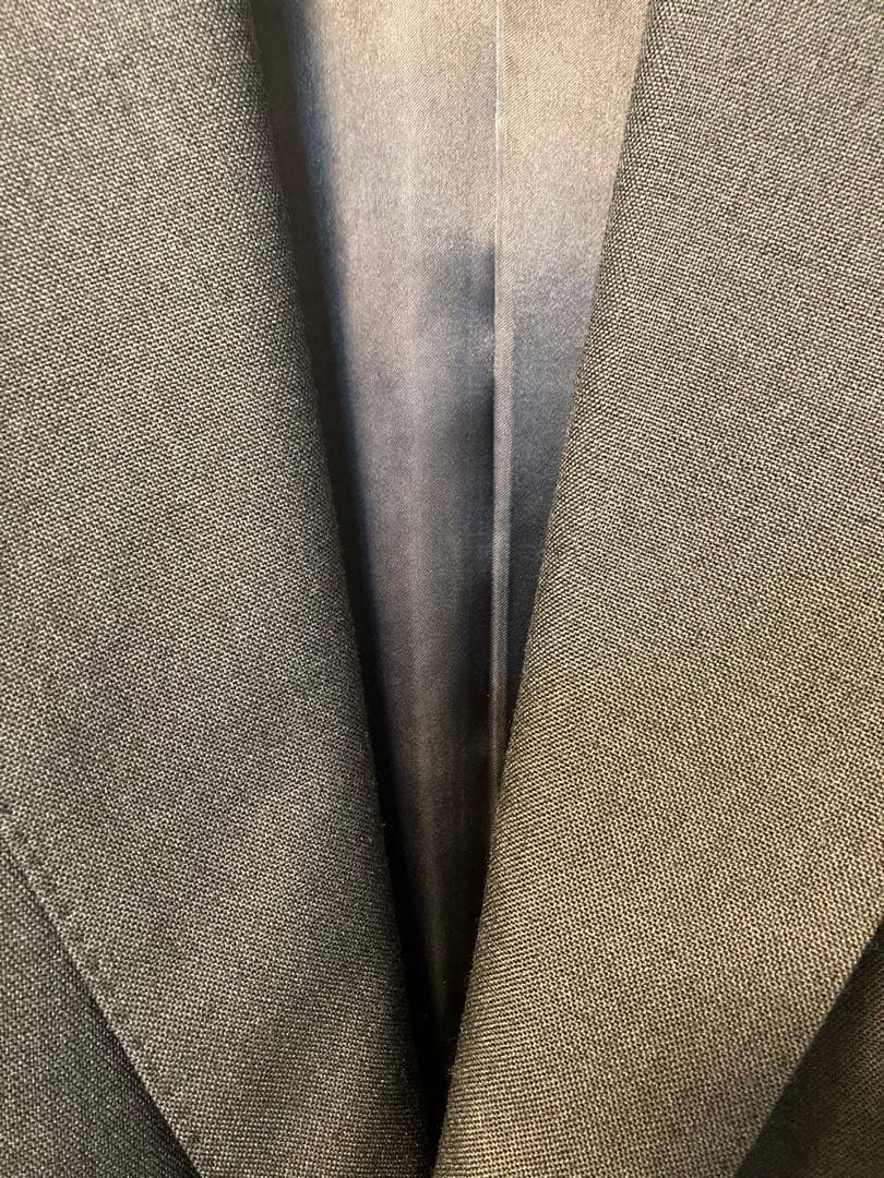 AURALEE BLUEFACED WOOL JACKET チャコール
