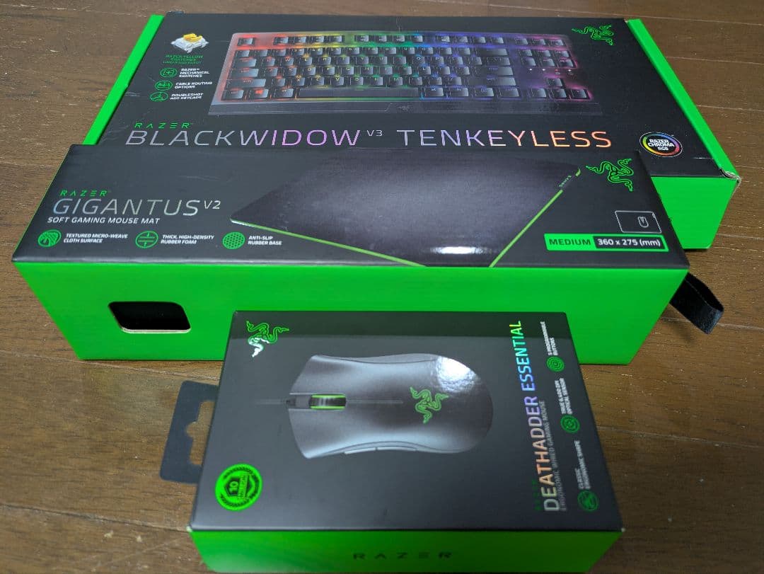 Razer DeathAdder　セット　キーボード　マウス　パッド