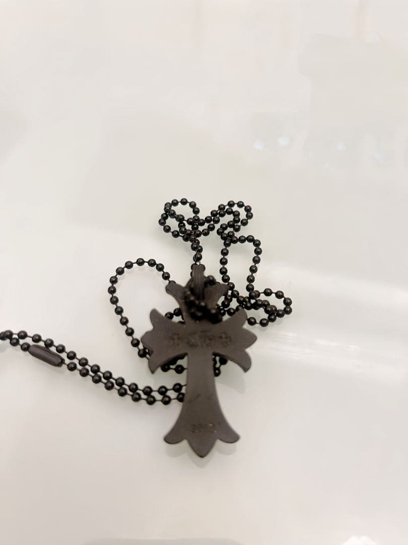 CHROME HEARTS クロムハーツ ラバーネックレス ブラック