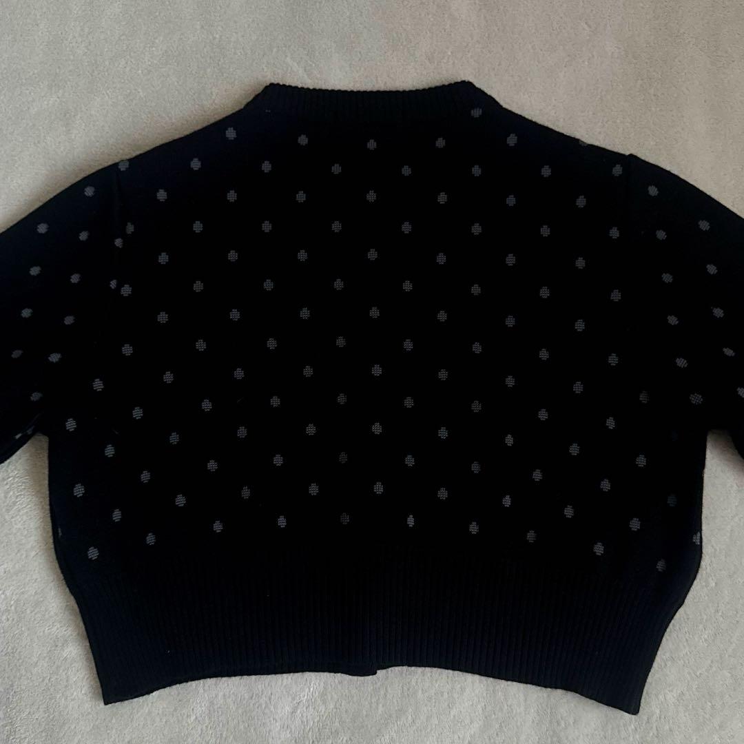 みやびdaydayseoul tag dot cardigan ブラック