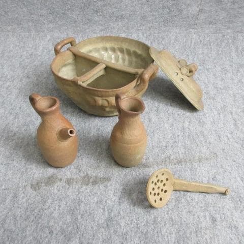 萬古焼湯豆腐鍋セット [B28012]