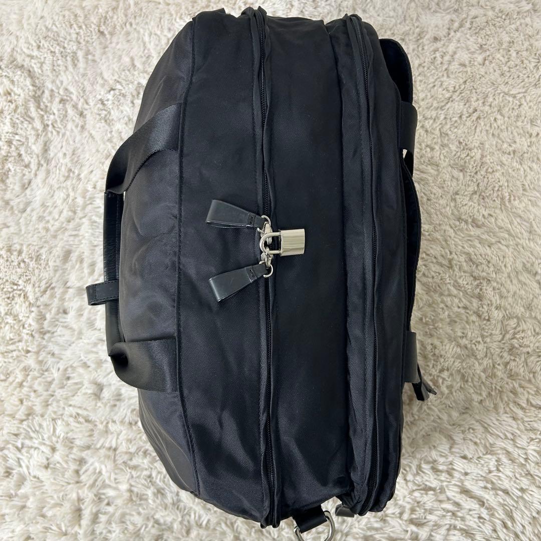 ふ*ん様 美品 アニエスベー ボストンバッグ 鍵付き 2way ブラック コーデ
