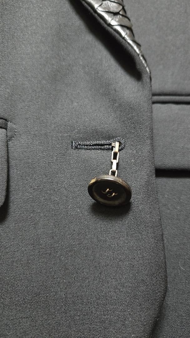 エディたら　04SS Dior Homme パイソンラペル テディ44