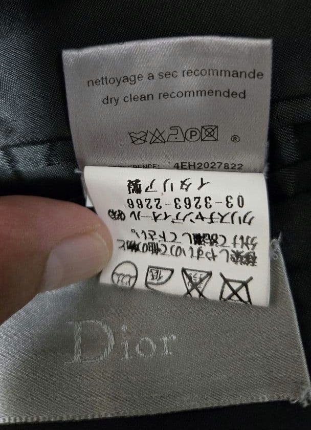 エディたら　04SS Dior Homme パイソンラペル テディ44