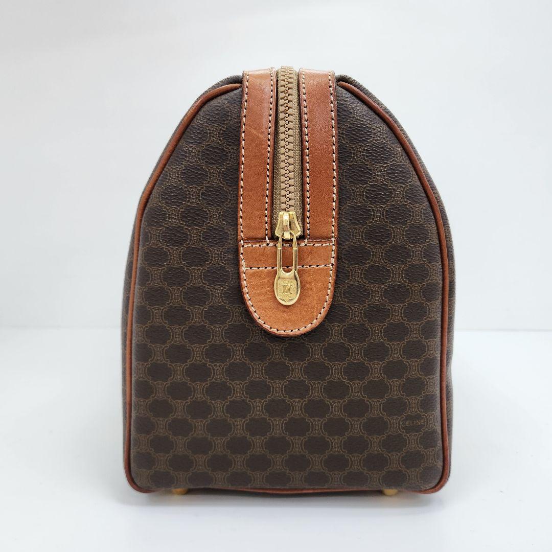 セリーヌ CELINE マカダム柄 ボストンバッグ ヴィンテージ ABランク