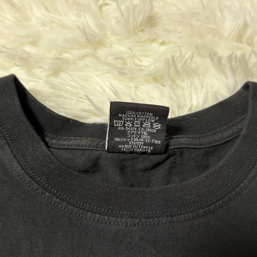 【美品】激レア STUSSY ステューシー ショーンフォント プリント ロンT