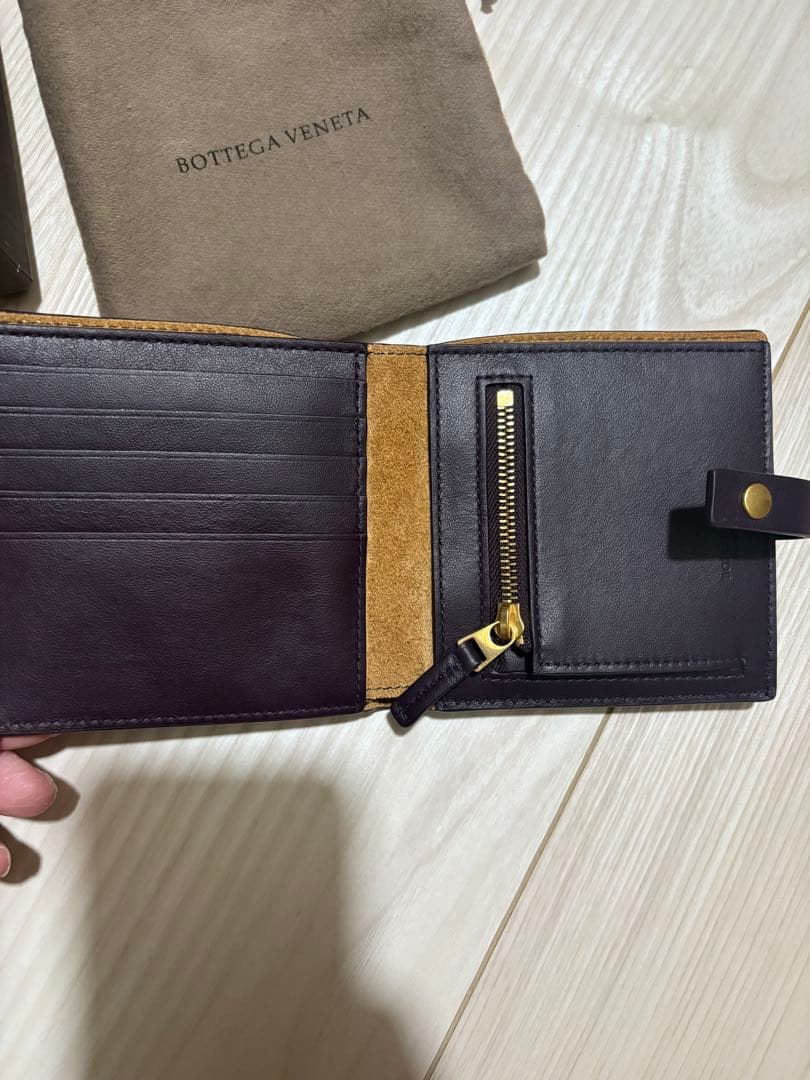 も*️様 Bottega Veneta 二つ折り財布 バーガンディ