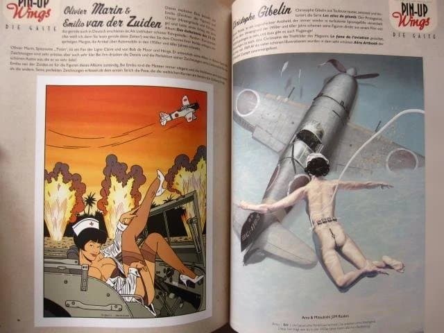 アート・デザイン・音楽 Pin-up Wings / Romain Hugault