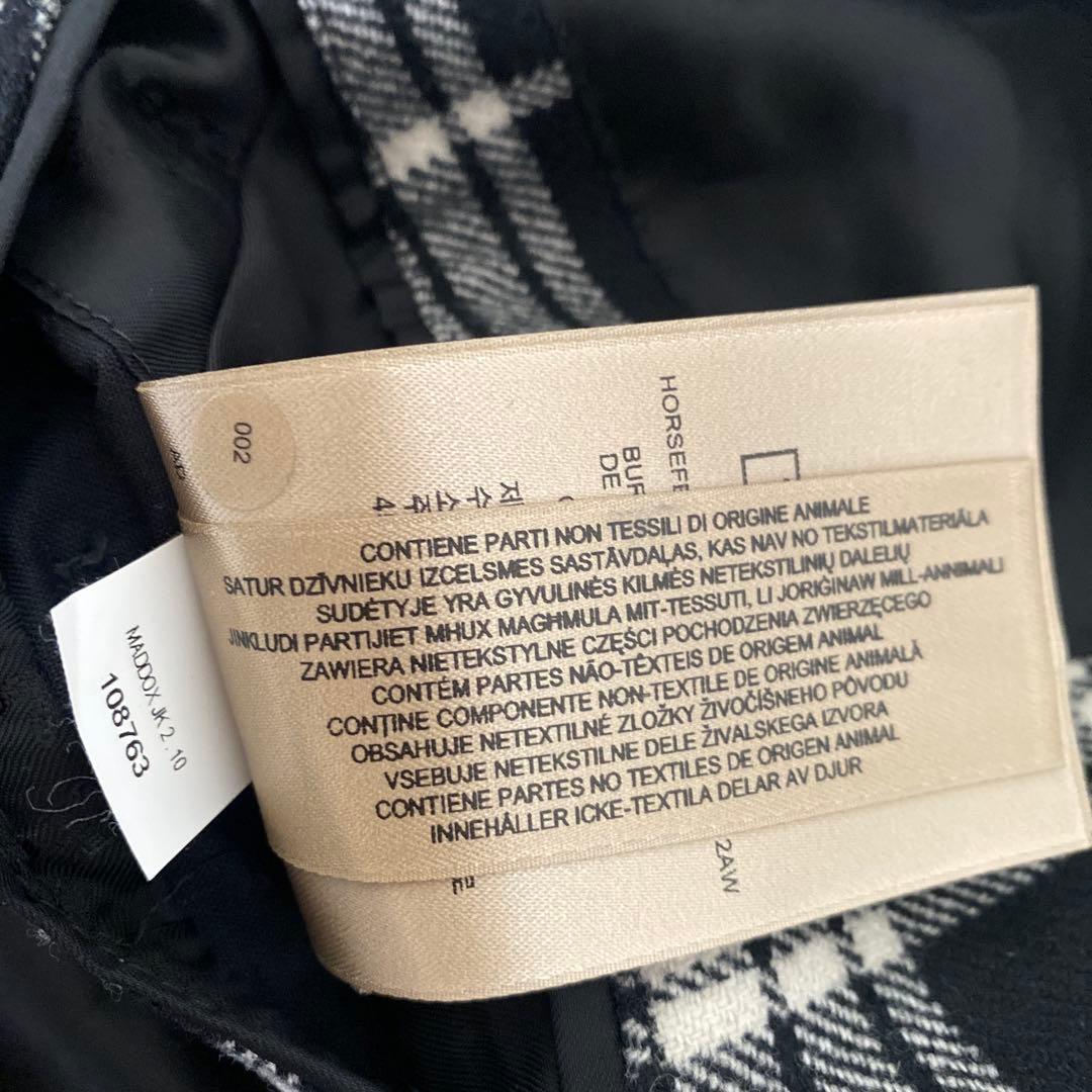 【美品 】BURBERRY バーバリー ジャケット チェック カシミヤ100%