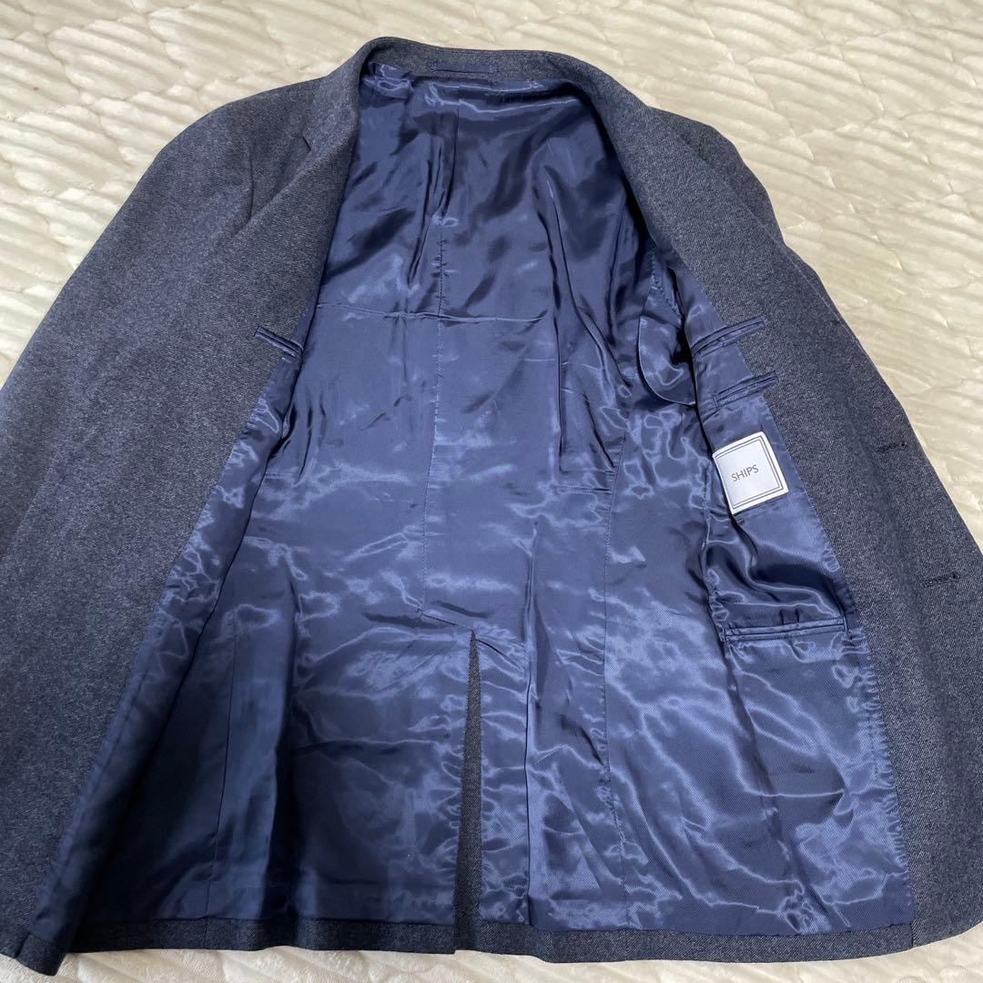 【美品】シップス　スーツ　セットアップ　スリーピース　44 M ネイビー