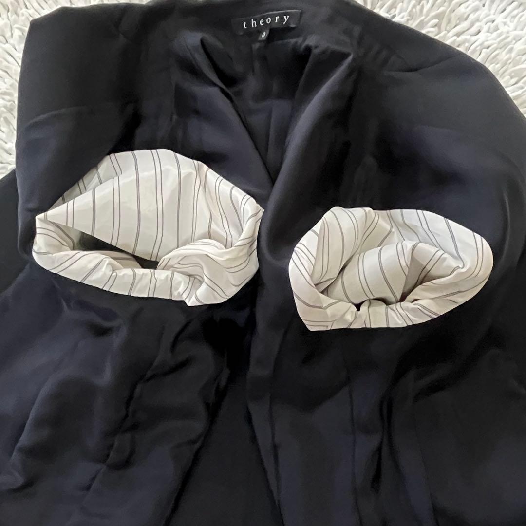 極美品 セオリー テーラードジャケット GABE B TAILOR 黒 サイズ0