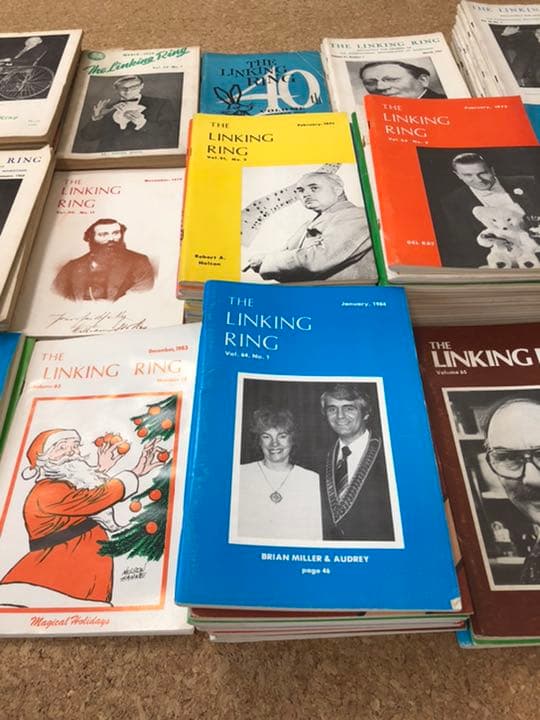 THE LINKING RING 1958年から1987年まで121冊