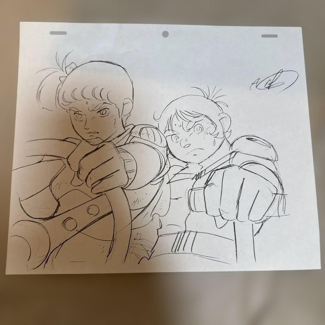 ＊【希少・当時物】ザブングル グラフィティ＆太陽の牙ダグラム 大判イラスト2枚
