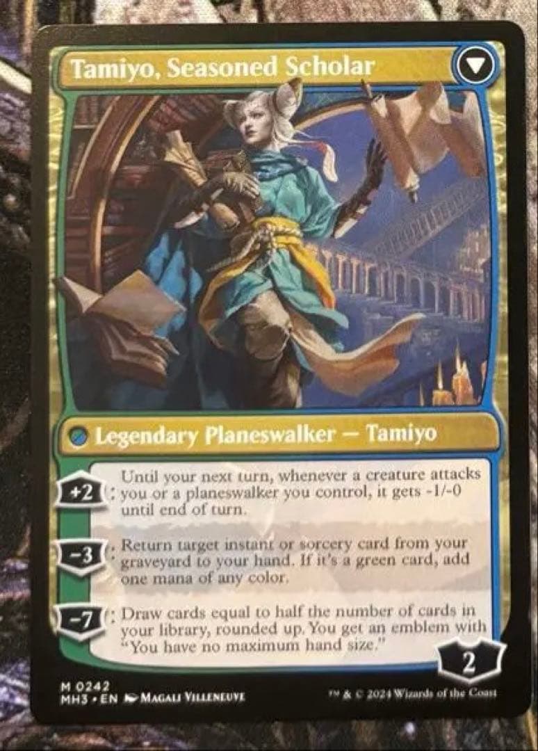 【最安値】MTG　MH3　知りたがりの学徒、タミヨウ　英語版　1枚
