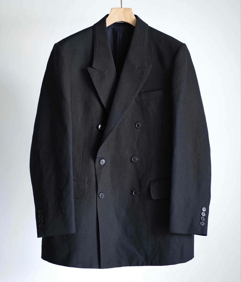 ジャケット・アウター AURALEE WOOL COTTON LINEN DOUBLE JACKET