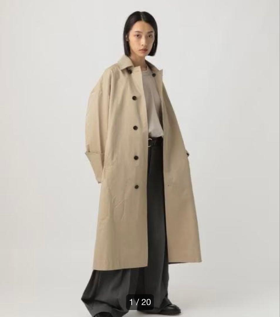 STERNBERG シャンブレーステンカラーコート ロングコート