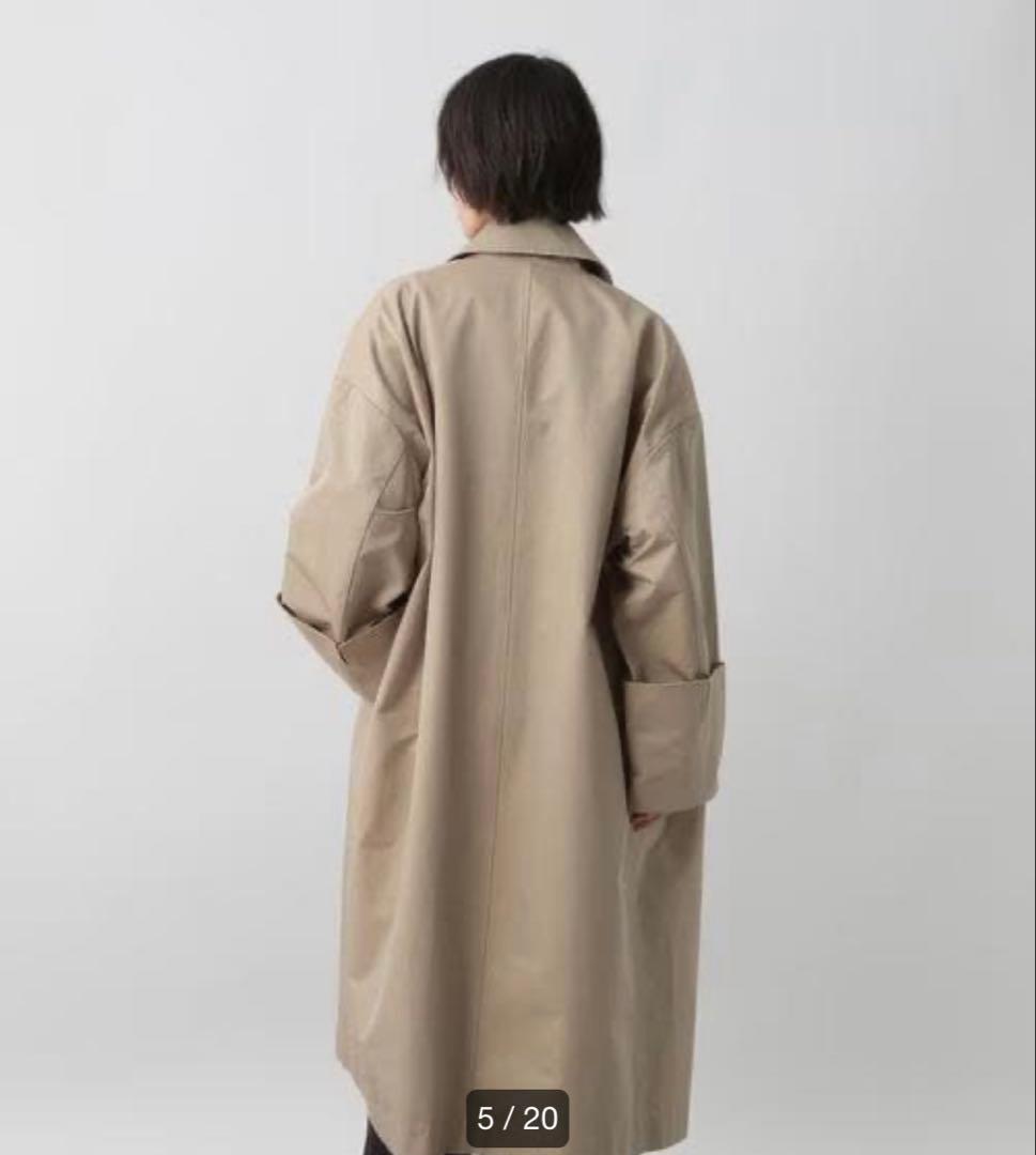 STERNBERG シャンブレーステンカラーコート ロングコート