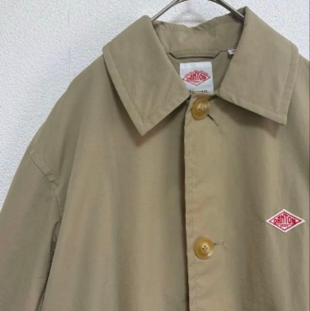 美品ダントンナイロンステンカラーコート34